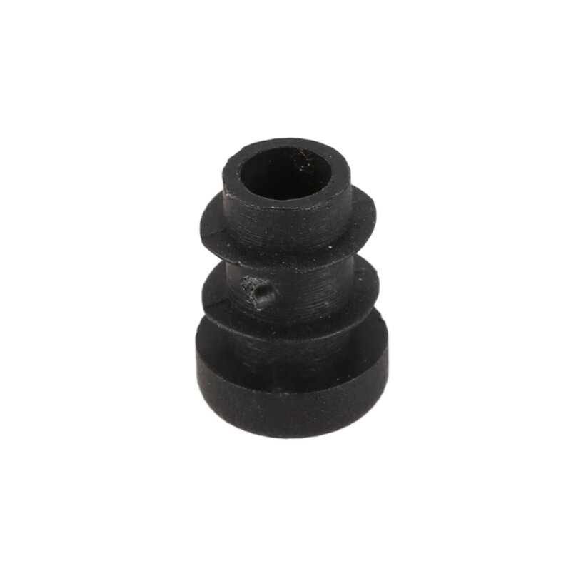 New 12 Pcs Plastic 12mm Pipe End Blanking Caps Bung Tube Insert Plug Round Black