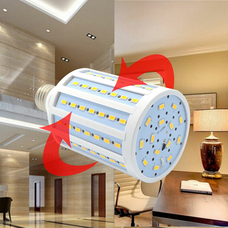 Ampoule LED E27, lampe à coque en aluminium, blanc chaud, 5730 220V 25W 40W, lampe de bureau, livre, rue, noël, 1 pièce