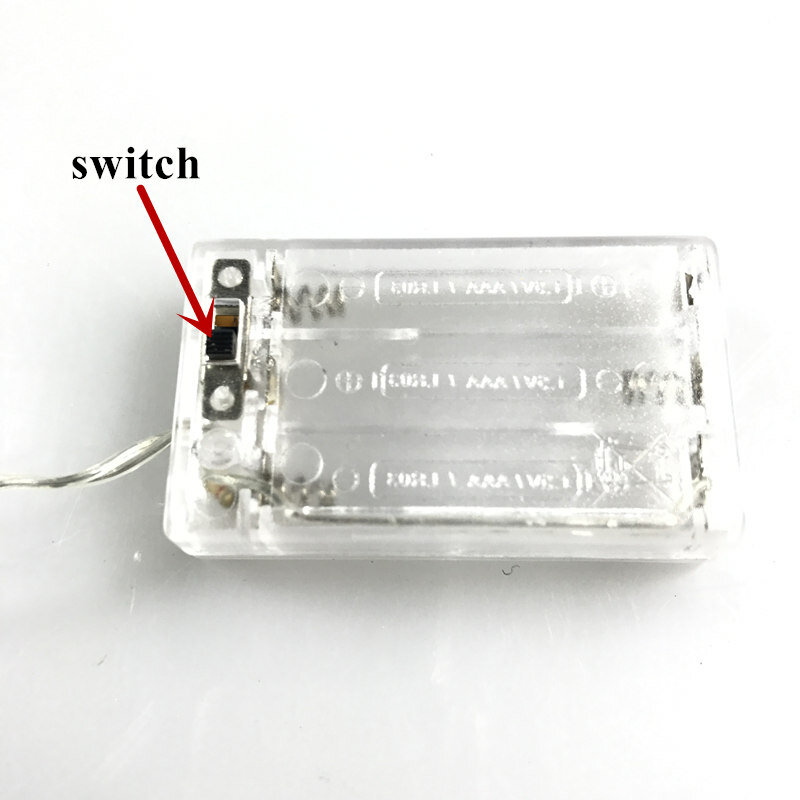 3AA Batterie betrieben Led-streifen nicht-Wasserdichte 3528 60 LEDs/M 50 CM 1 M 2 M 3 M 4 M 5 M LED-Band mit Batterie Box warmweiß kaltweiß