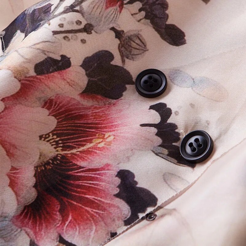 Nadruk w stylu Vintage różowy kobiety Blazers lato nowy projekt 2022 długi kieszeń pół rękawa elegancki urząd Lady cienkie ubrania płaszcze topy