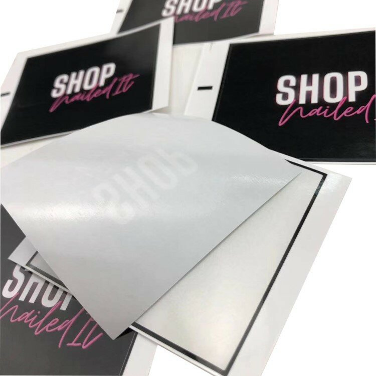 Aangepaste Vierkante Zwart Pakket Geschenken Stickers Diy Bruiloft Bedrijf Logo Decoratie Etiketten Elke Maat En Elke Kleuren