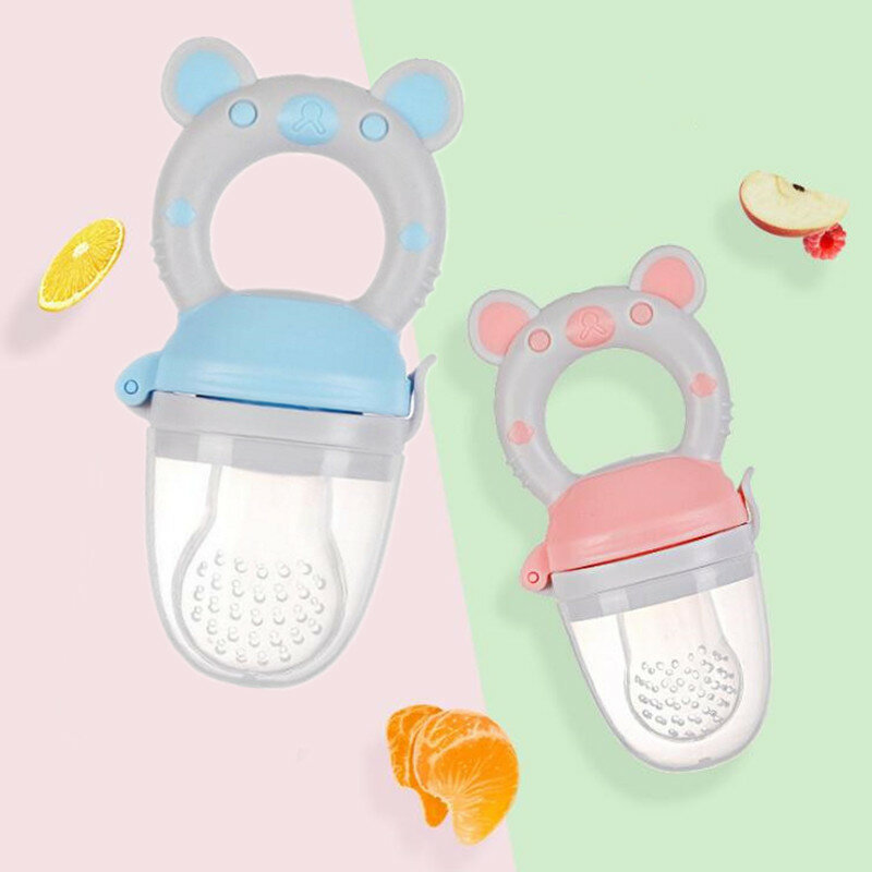 Toddler Nibbler Baby Pacifier Feeder Cup Kids Boy Girl Fruit Nipples Feeding Safe Infant Baby Supplies Nipple Soother Bottles