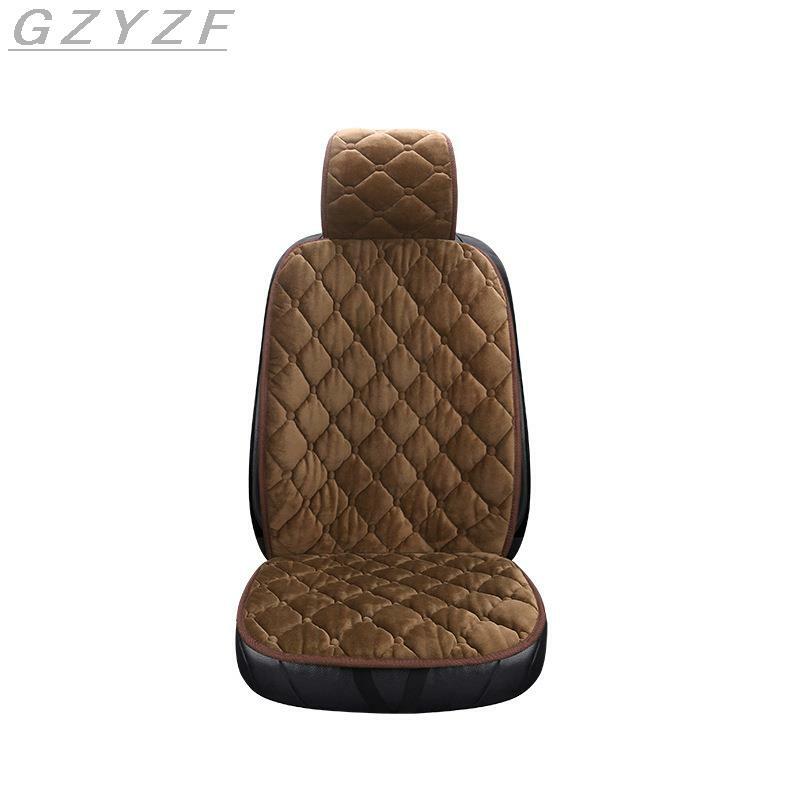 Winter Flocking Car Seat Cover Cushion Universa Winter Warm Auto Seat Protector Mat Pad Car Accessories For Peugeot 206 307 308