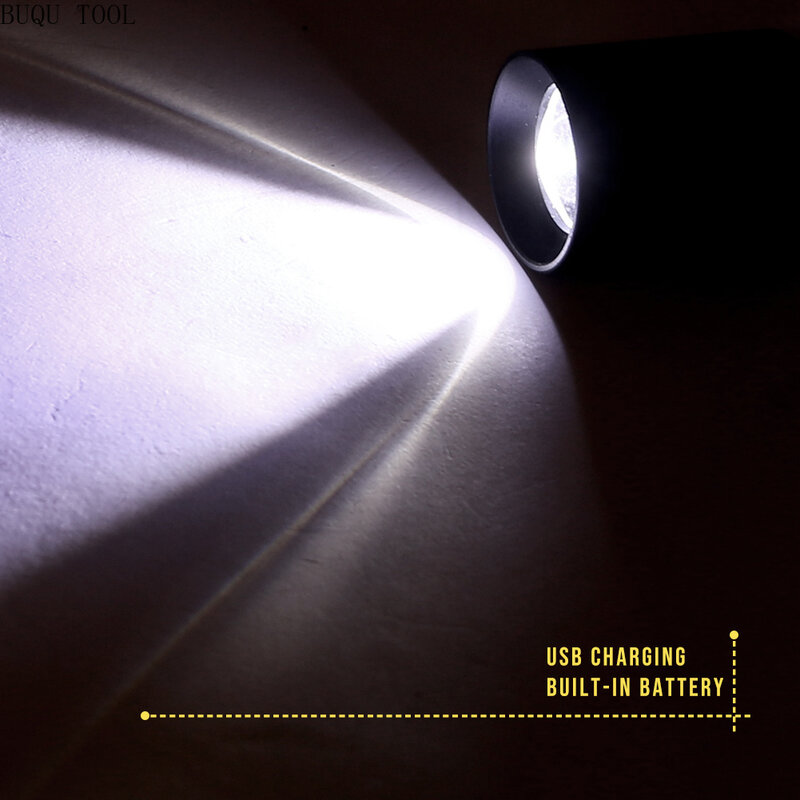1-5 Chiếc USB Sạc Treo Đèn Pin Phóng To Hợp Kim Nhôm + ABS Đèn Pin LED Lều Cắm Trại Đèn Đèn Pin Ngoài Trời đèn Ngủ