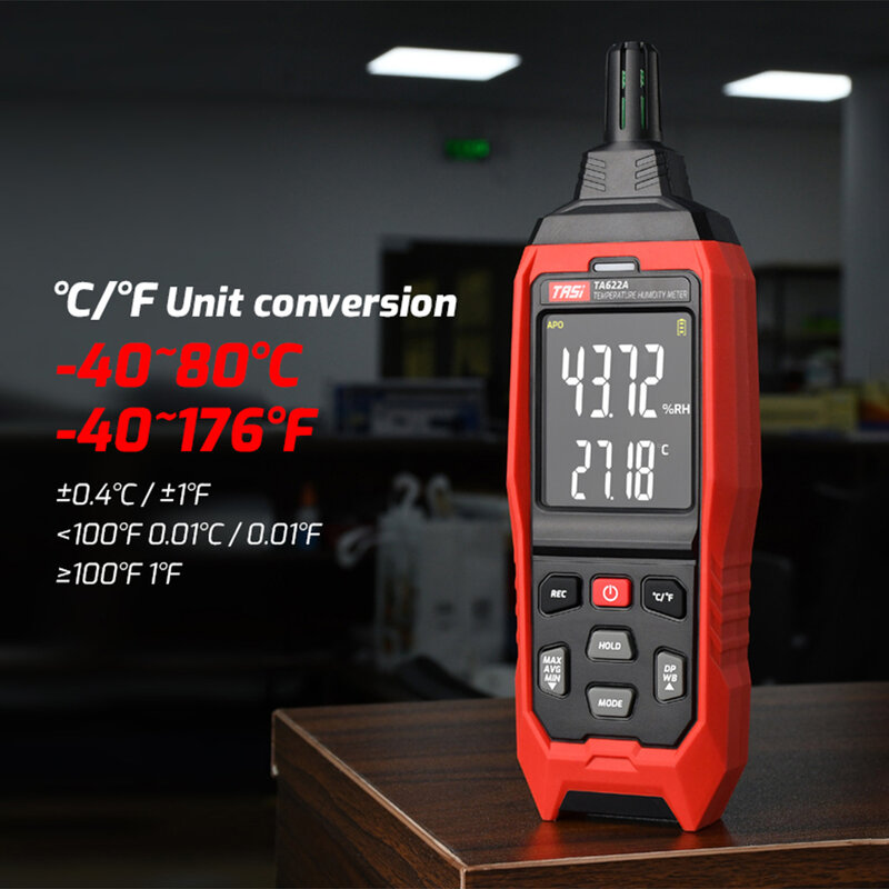 Digitale Temperatur Feuchtigkeit Meter Hohe Präzision Thermometer Hygrometer Sensor Hygrothermograph
