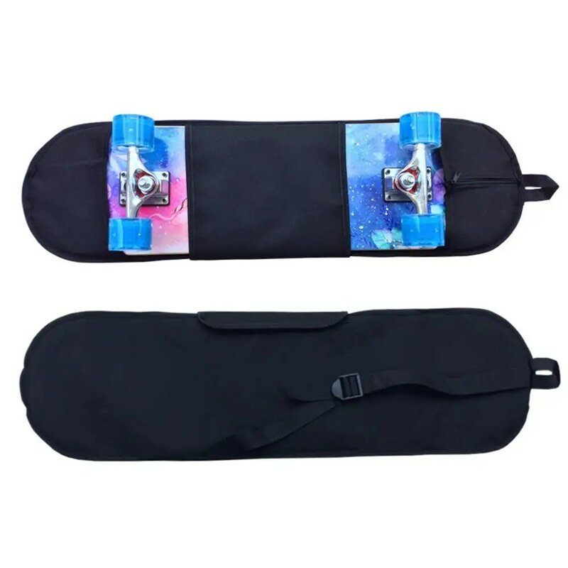 حقيبة ساعي لتخزين لوح التزلج متعددة الوظائف الحقيبة سميكة الكتف المنظم المزدوج الاستخدام سكيت صندوق تخزين