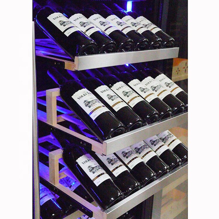 JIUFU براد/ ثلاجة النبيذ ، منطقة واحدة 24 بوصة مع مبرد نبيذ التحكم في درجة حرارة الذاكرة