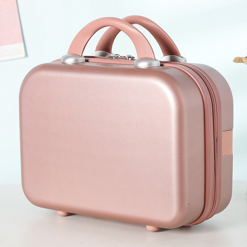 2023 New 12-Inch Small Fresh Cute Girl Makeup Storage Mini Suitcase