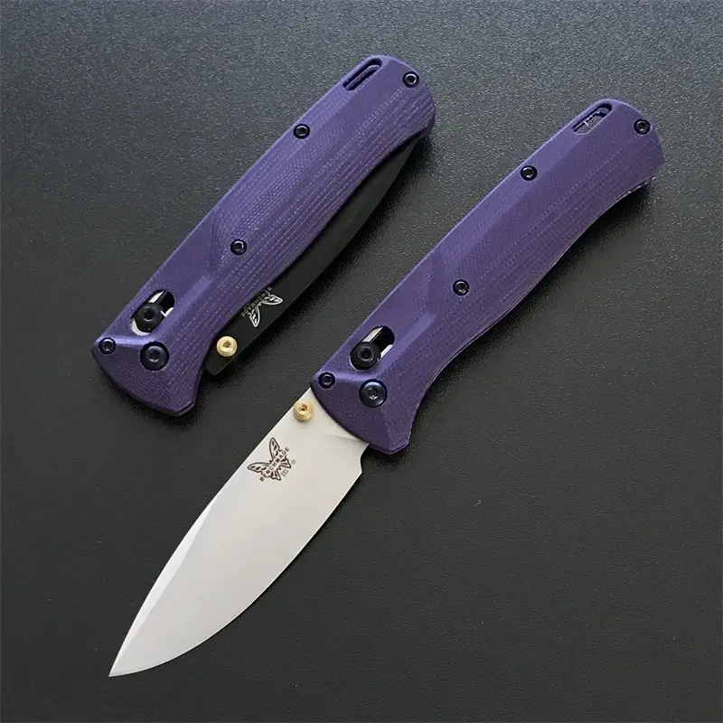 Розовый Складной нож G10, ручка BENCHMADE 535, складной нож для кемпинга, выживания, безопасности, защиты, карманные ножи