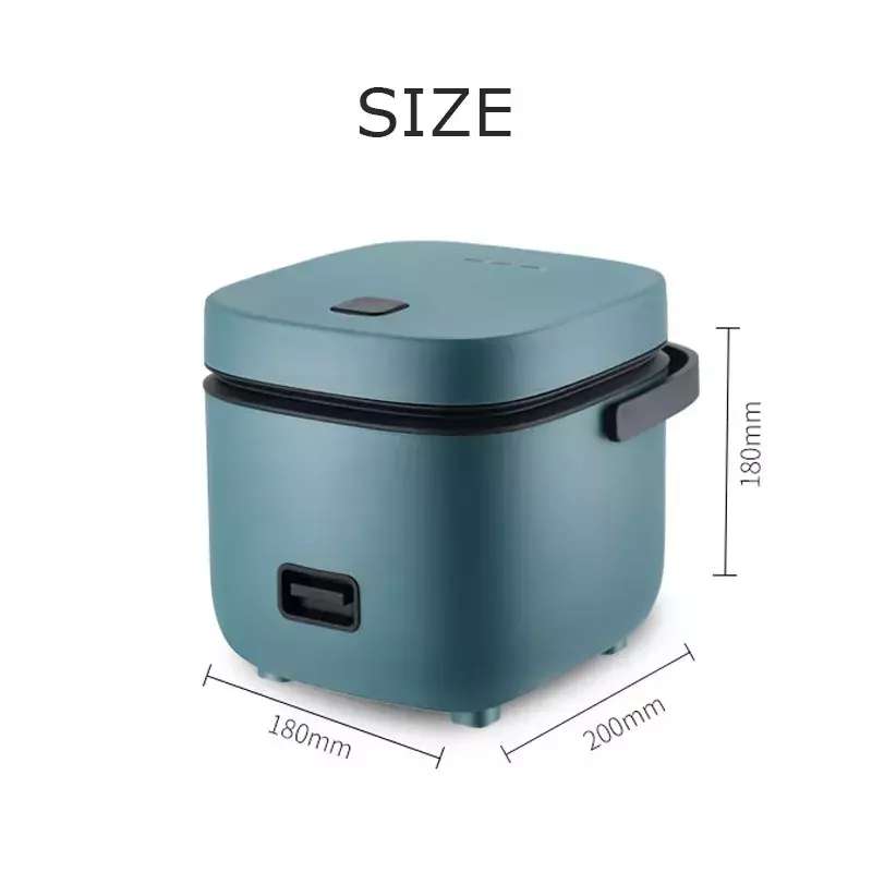 In cuociriso 1.2L Mini cuociriso per uso domestico piccola macchina da cucina fare zuppa di Porridge elettrodomestici da cucina friggitrice ad aria casa a