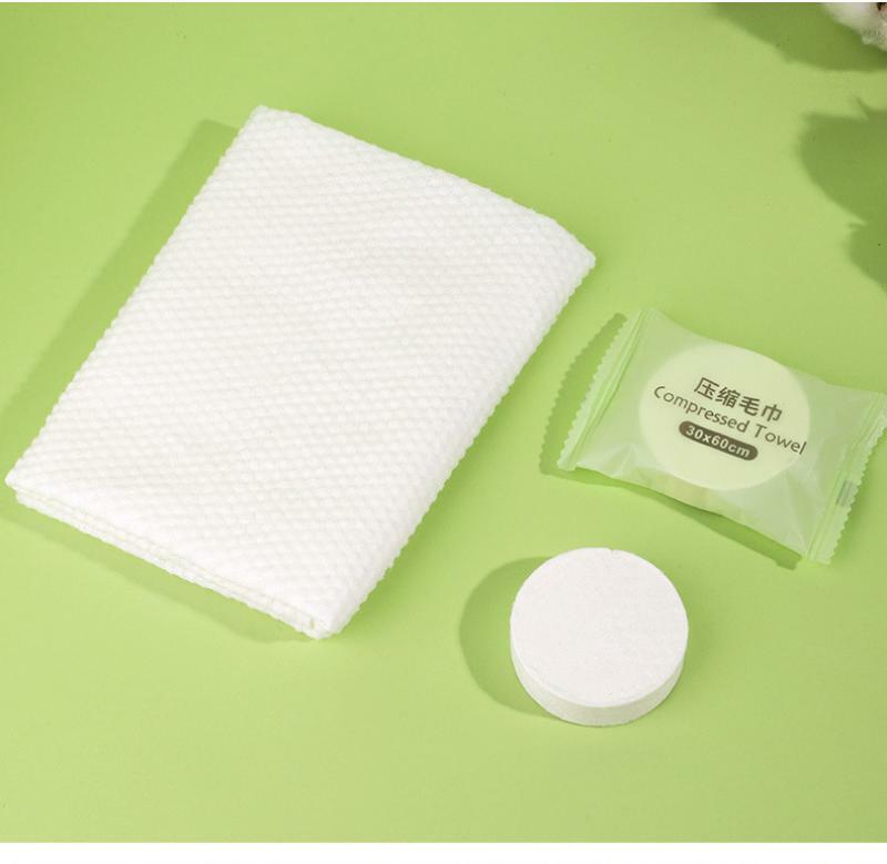 8Pcs/pack 30X60Cm Compressed Towel Large-Sized Thickening Outdoor Business Trips Portable Disposable Face Washing Towel