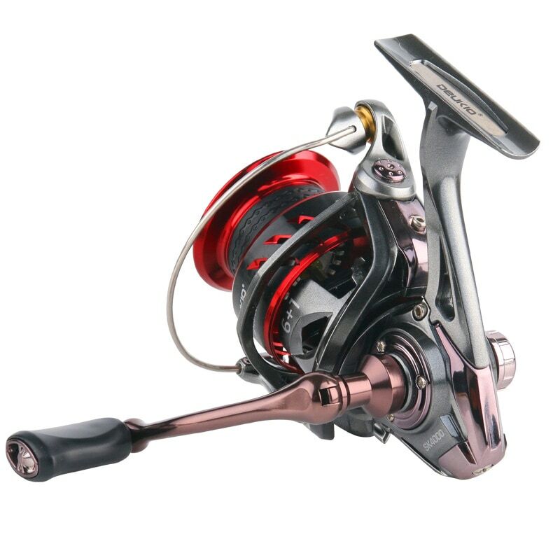 2022 New 6+1BB Sea Bass Metal Fishing Reel Gear Ratio 5.7:1/5.1:1 CNC Metal Spool Spinning Fishing Wheel Left/right rocker arm