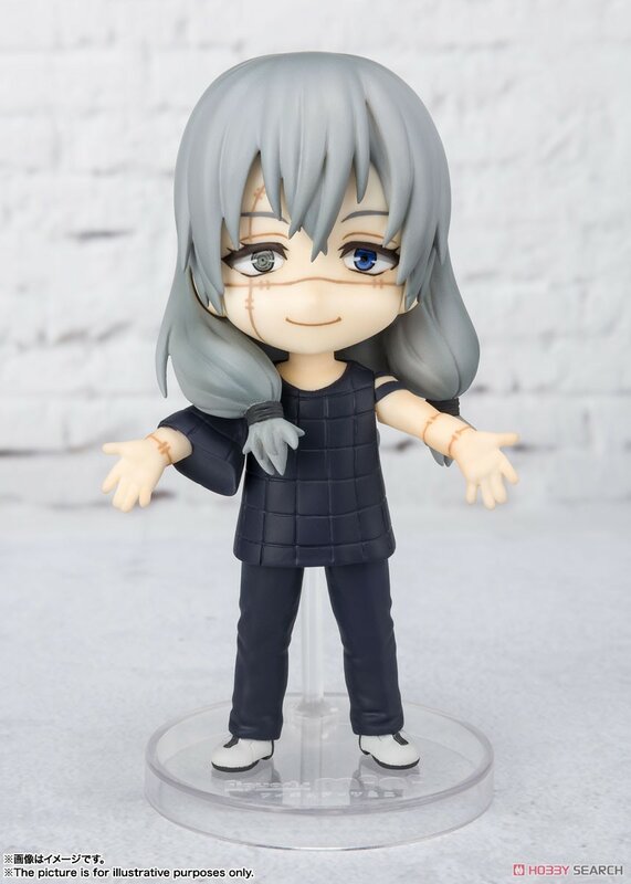 BANDAI asli Figuarts Mini Jujutsu Kaisen Mahito Anime figur aksi PVC koleksi figur lengkap mainan Model