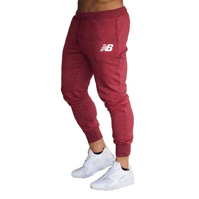 Moletom impresso dos homens de alta qualidade calças casuais marca calças fitness tamanho grande jogging calças primavera/outono 2022 novo fino
