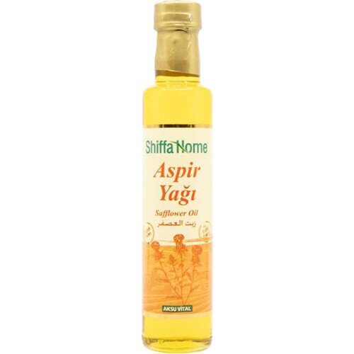 Aksu Vital Shiffa Home Safflower Oil 250 ml Safflower Oil Vegetable Oils Made in Turkey