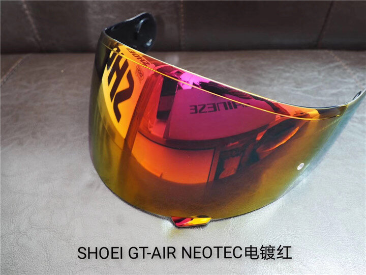 Visera de cara completa para casco de motocicleta, protector de lente chapado para Shoei gt-air GT Air2, Neotec, CNS-1, CNS1, TC- 5