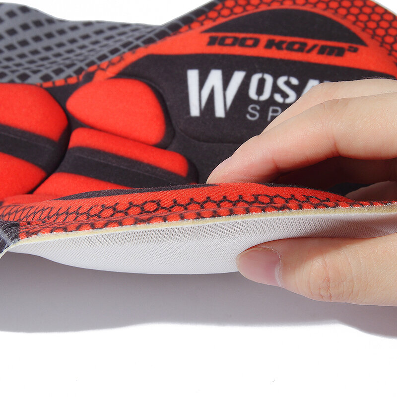 WOSAWE Cycling Gel Pad 5D Shockproof Cushioned Pad Men Woman Breathable Hole Riding Base Cushion Cycling Silicone Gel Pad