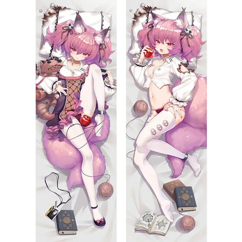 60x180cm New Hot Anime Game Arknights Pillow Cover Dakimakura Case Skin Peach 3D Double-sided Bedding Hugging Body Pillowcase