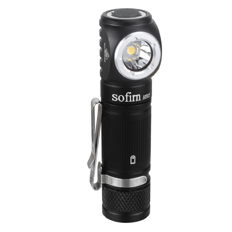 Sofirn-ヘッドランプhs05 lh351d,14500,LED,強力な懐中電灯,1000lm,磁石とテールライト付き