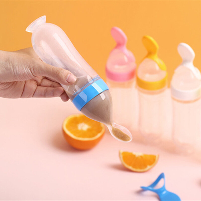 Baby Spoon Bottle Feeder Dropper Silicone Spoons for Feeding Medicine Kids Tableware Squeezing Bottle Children Accessories