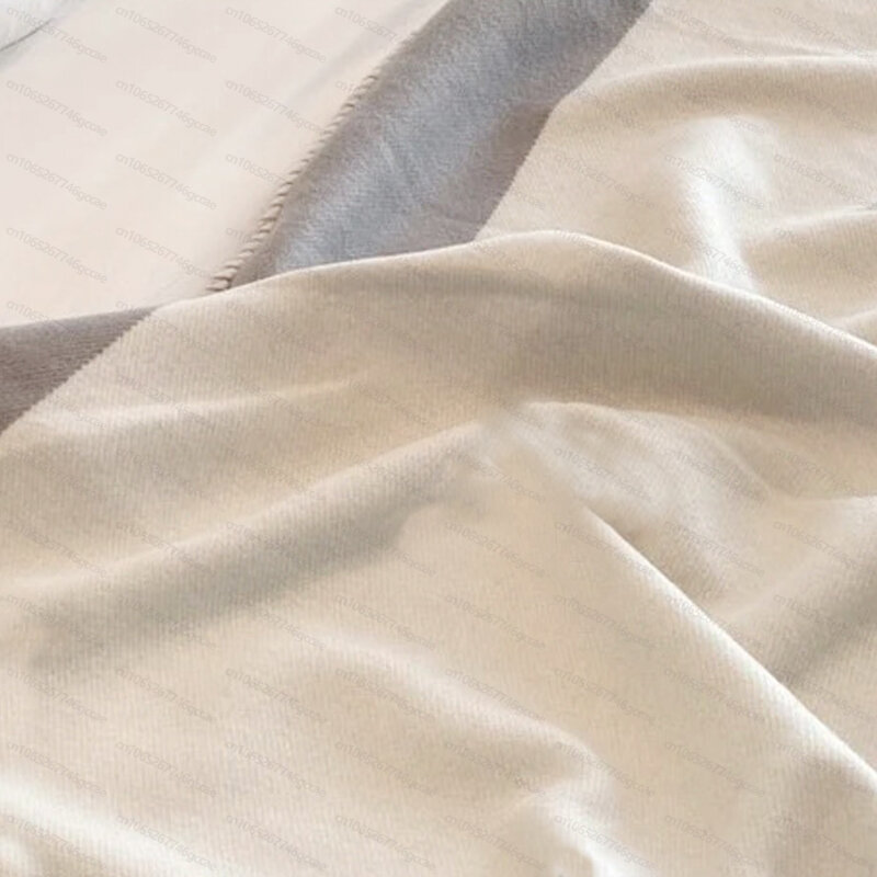 Brand Designer Throw Plaid H coperta coperta in Cashmere per letti divano in pile coperta di lana lavorata a maglia Home Office Nap sciarpa portatile