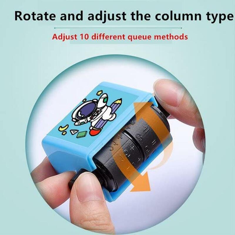 Addition And Subtraction ＋/﹣Question Stamp Within 100 Pupils Math Practice Questions Number Roller Type Arithmetic Rolling Stamp