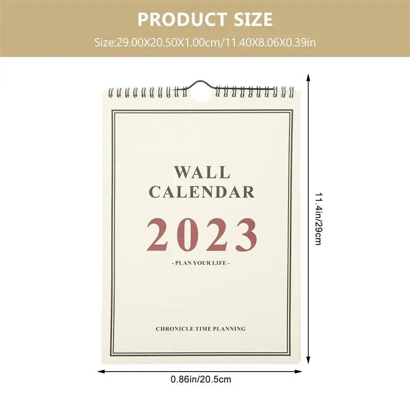 Calendario de pared para oficina, planificador colgante para el hogar