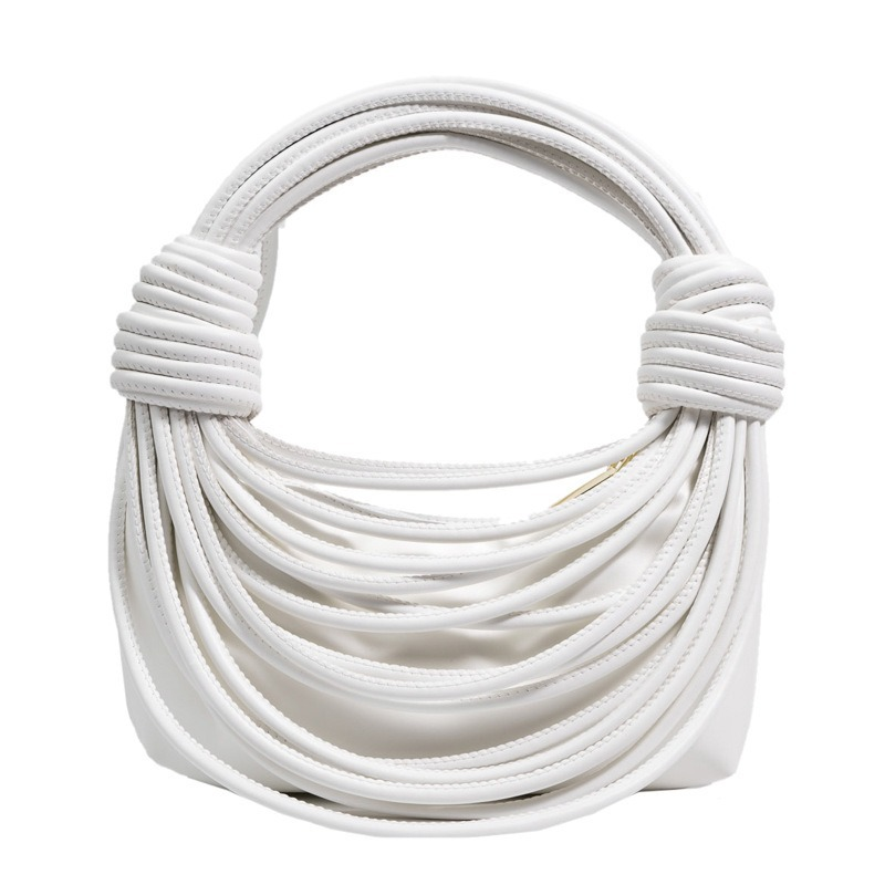 Xiuya Noodle Handbags for Women 2022 Trendyol autunno tinta unita eleganti borse a tracolla Casual Zipper Phone Purse Female
