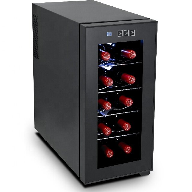 Refrigerador termoeléctrico de vidrio para vino, sistema de refrigeración Peltier, JC-26BRFW, 110.220