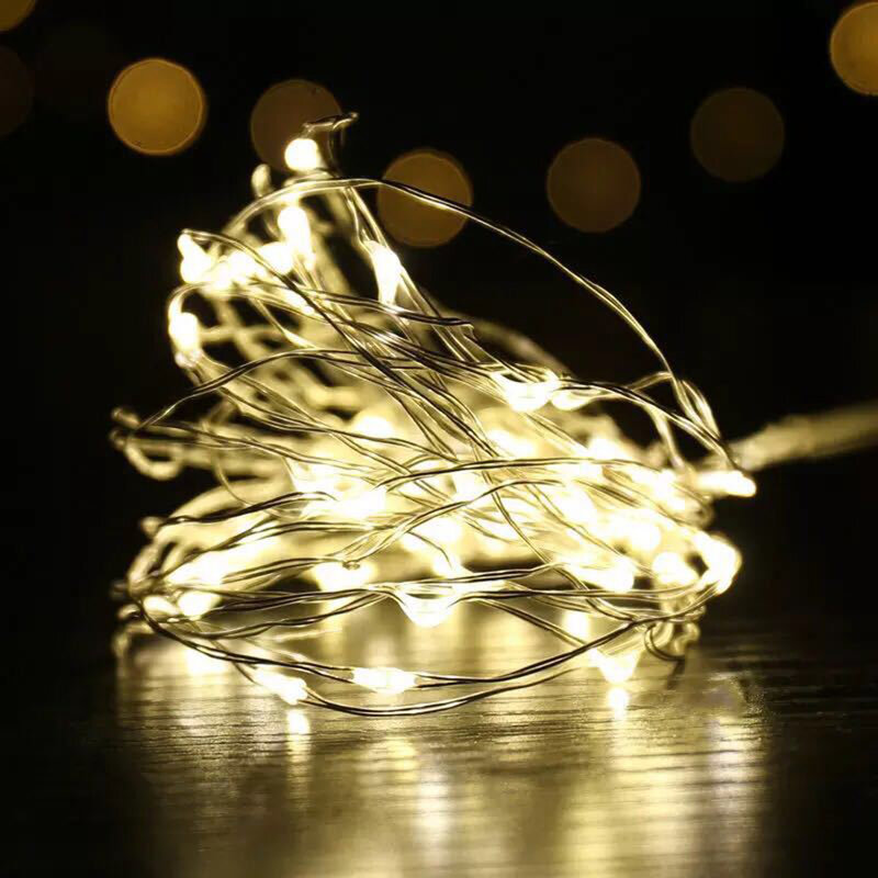10LED String Licht Elektronische 3 Modus Fairy Lamp Festival Party Holiday Decor Voor Cafe Restaurant Prachtige Ornamenten