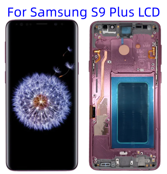Pantalla AMOLED 100% Original para SAMSUNG Galaxy S9 Plus G965 G965F SM-G965F/DS S9 +, pieza de reparación de digitalizador de pantalla táctil
