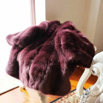 Tao Ting Li Na New Style High-end Fashion Women Faux Fur Coat 17S41