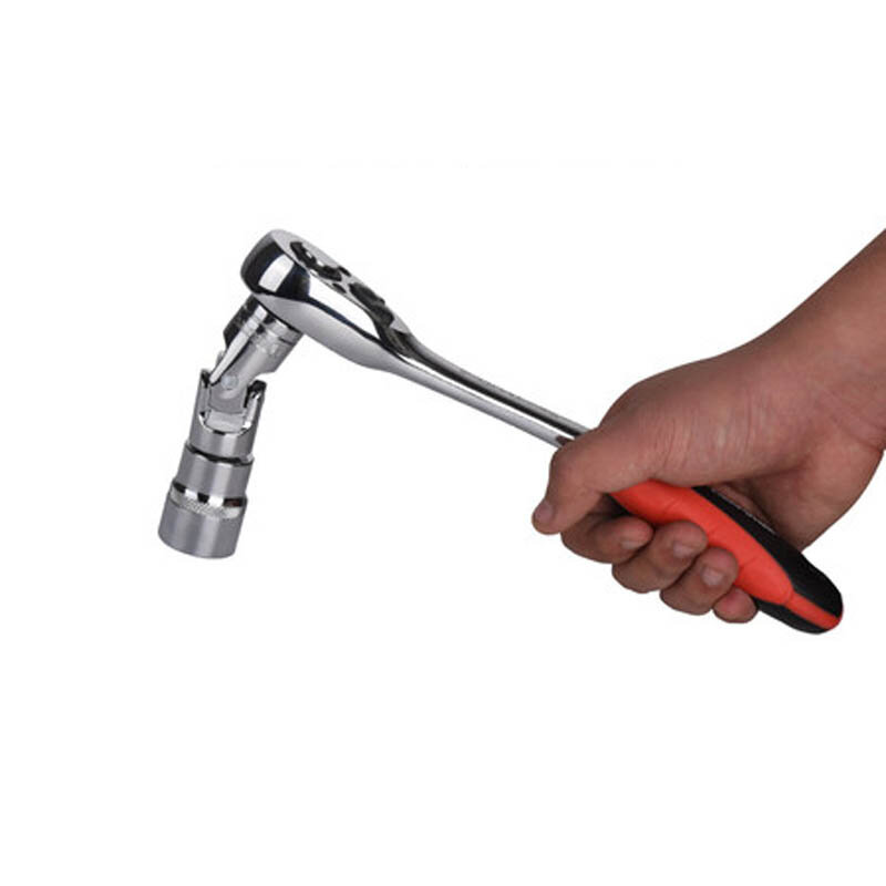 Adaptador de junta Universal cromado, convertidor de llave de tubo, herramienta de mano, 1/2, 1/4, 3/8 pulgadas