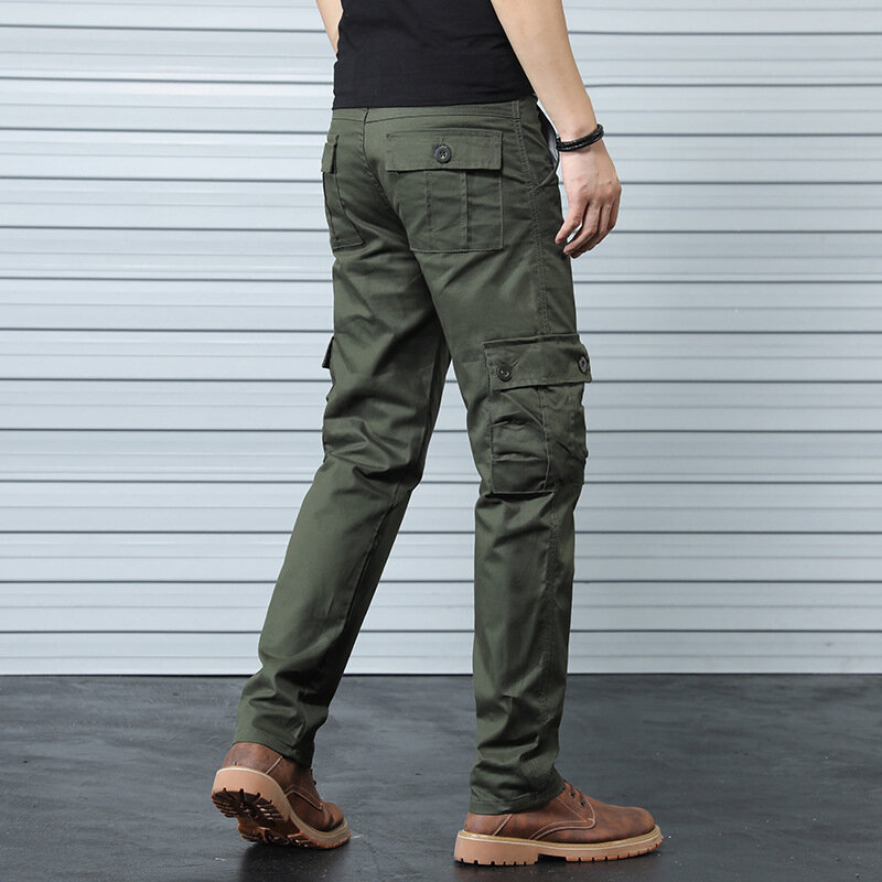 Novo macacão tático dos homens 2022 clássico ao ar livre caminhadas calças jogger militar multi bolso calças roupas masculinas