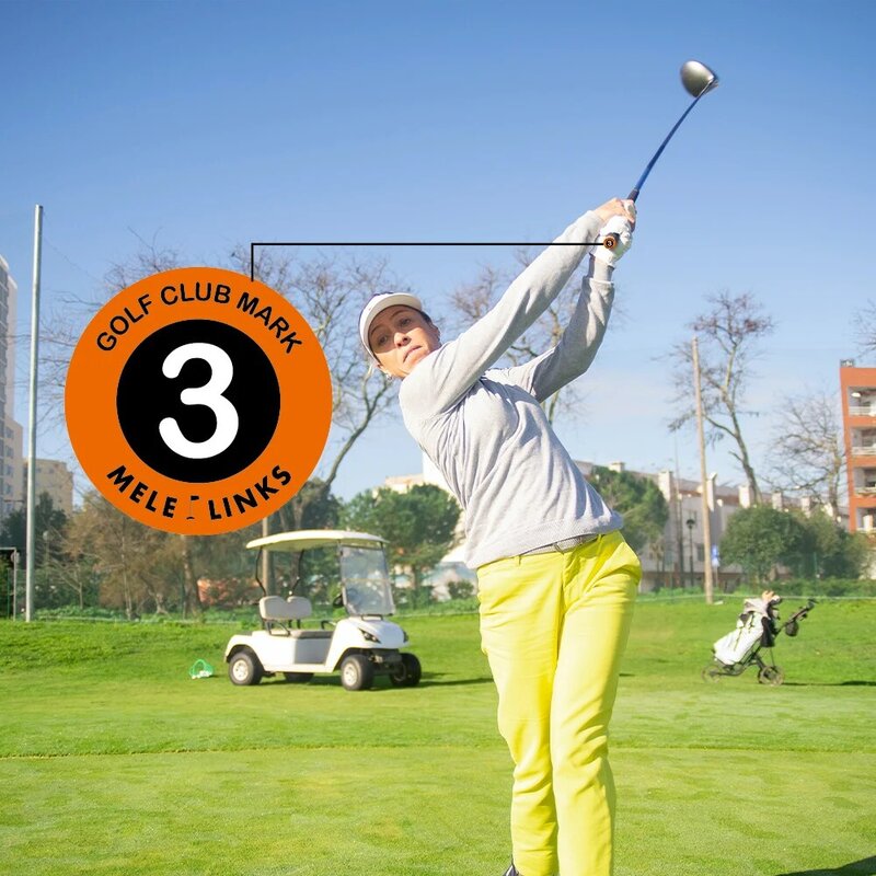 20 pçs marca do logotipo do aperto do golfe do instrutor do balanço do golfe aderência marca para golfe putter grip golf training aids acessórios