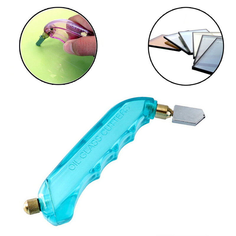 1PC Pistol Grip Glass Cutter Tungsten Carbide Stained Glass Cutting Hand Tool DIY Tile Mirror Craft Cutting Tool