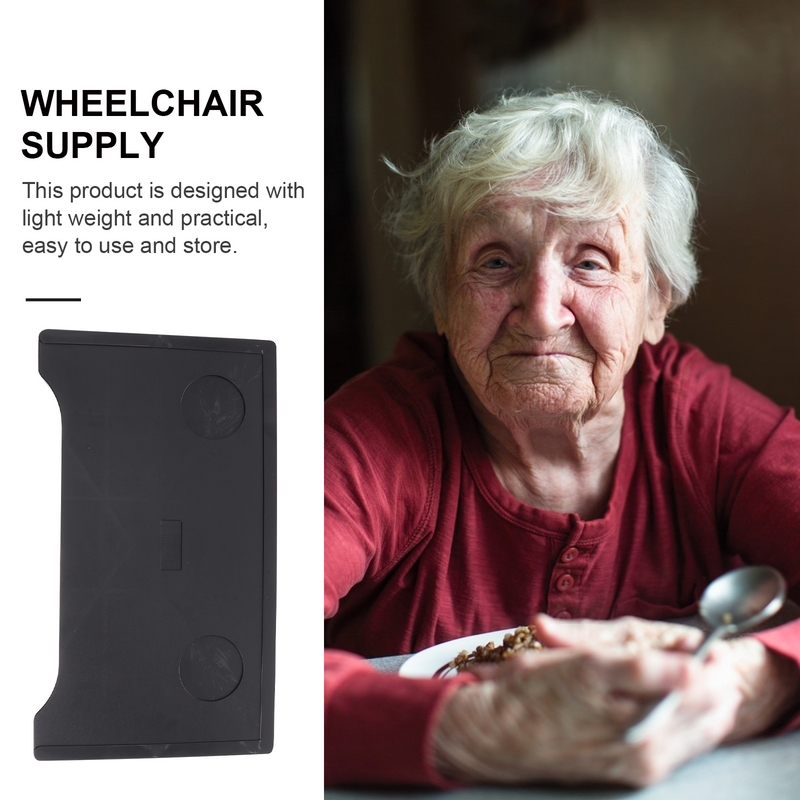 Bandeja extraíble para silla de ruedas, soporte de mesa, escritorio para comer y caer, bandejas universales antidesmontables, accesorios para lectura de regazo de andador