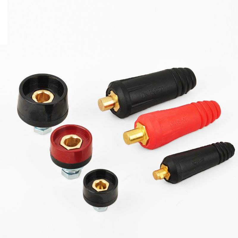 Welding Connector Europe Welding Machine Quick Fitting Male Cable Connectors Socket Plug Adaptor Dkj 10-25