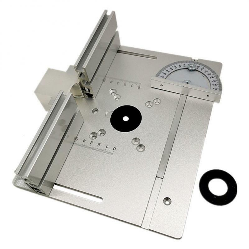 Roteador de madeira base de mergulho roteador elevador com mesa de alumínio placa de inserção para 65mm diâmetro motores carpintaria gravura ferramentas