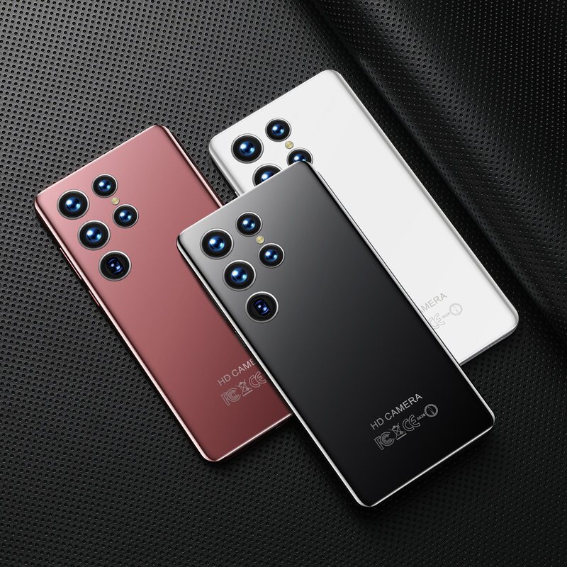 S22 Ultra สมาร์ทโฟน Orignal 16G + 1T Celular 6.8นิ้ว Dual Sim ปลดล็อกโทรศัพท์มือถือ4G 5G Android โทรศัพท์มือถือ6800MAh โทรศัพท์