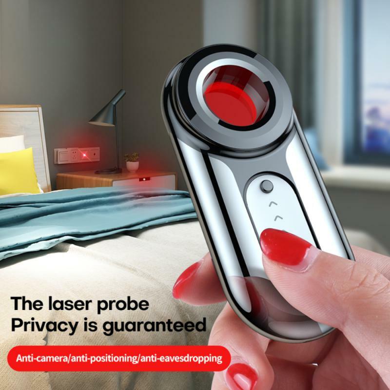 Portátil Lente Pinhole Detecção Gadget Anti-rastreamento Detector Alto Sensitiv Anti-voyeurismo Anti-monitoramento Equipamento Acessórios