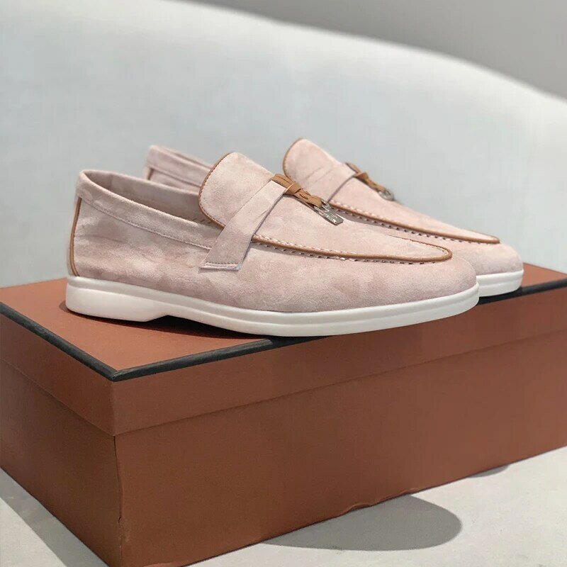 Sepatu pantofel desainer mewah kasual tunggal loafer nyaman mode dasar datar musim semi musim gugur 2023 kualitas tinggi