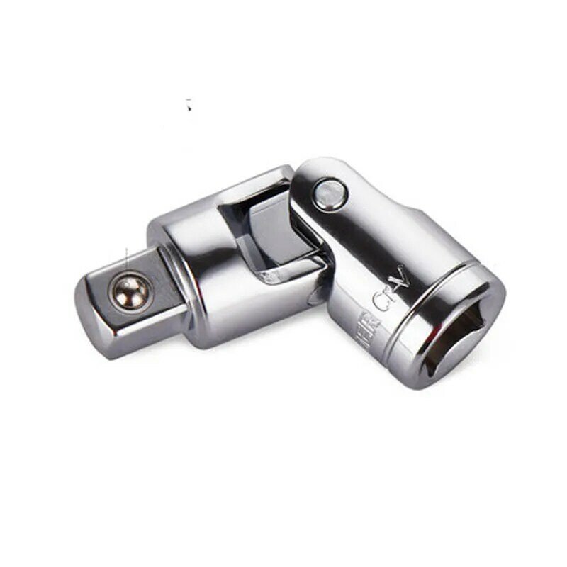 1/2 1/4 3/8 inches Chrome Universal Joint Adapter Converter Drive Socket Wrench Adapter Wrench-sleeve Joint Converter Hand Tool
