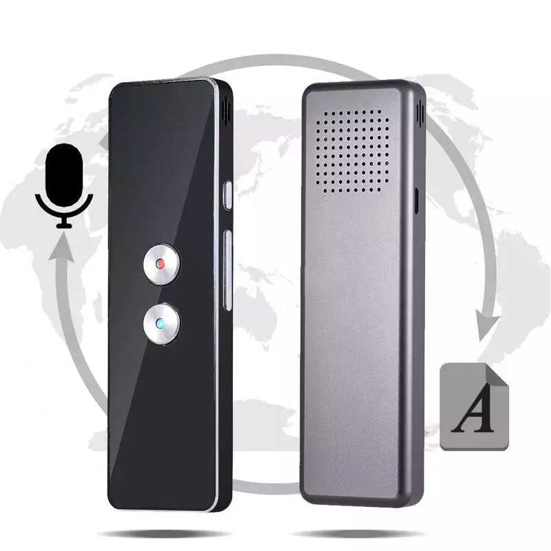 Lightweight Long-time Use Portable Voice Translation Translator 2-way Instant Translate High Recognition Ability 30+ Languages