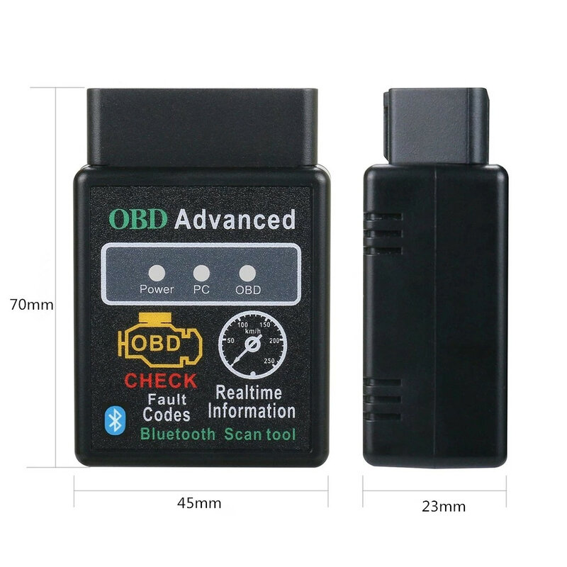 بلوتوث V2.1 Mini Elm327 obd2 الماسح الضوئي سيارة OBD أداة تشخيص رمز القارئ لنظام أندرويد ويندوز IOS