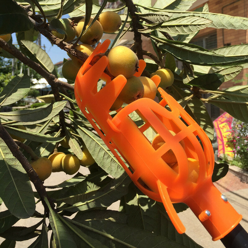 Garden Fruit Picker Orchard Plastic  Fruit Picker Head  Agricultural High-altitude Fruit Picking Tool Collector Gardening Tools