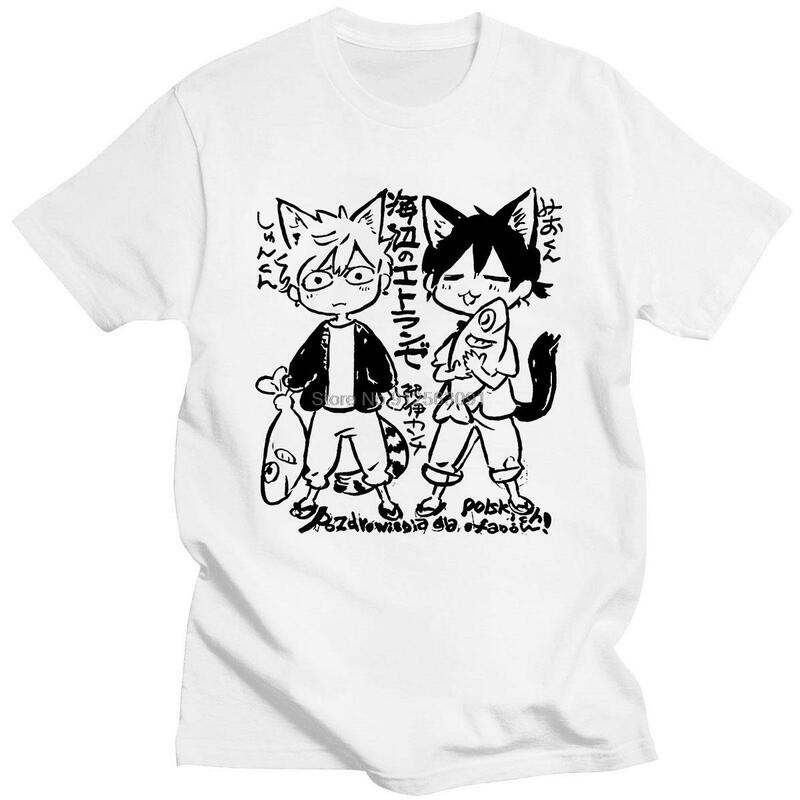 Camisetas Harajuku de cómics japoneses para mujer, camiseta de manga corta Simple, blusas de moda para mujer, ropa de calle Y2k, Top 2022
