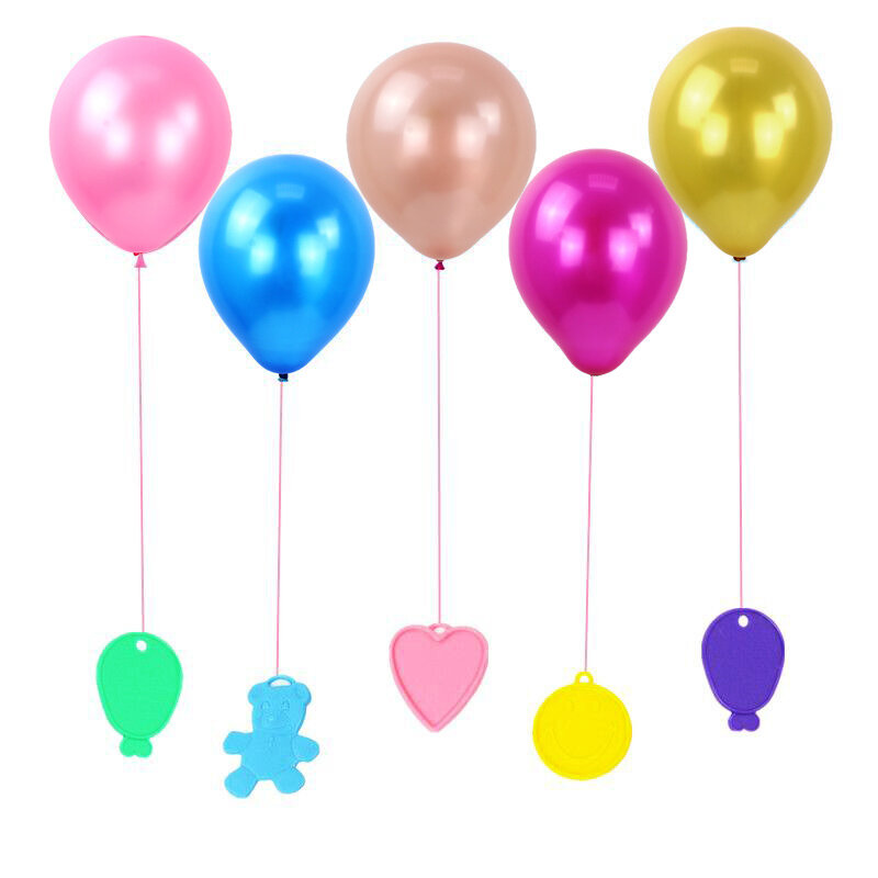 10Pcs Schwerkraft Blöcke Feste Anhänger Helium Ballon Aluminium Folie Kinder Party PP Zement Fallen Gewicht Block Hochzeit Geburtstag