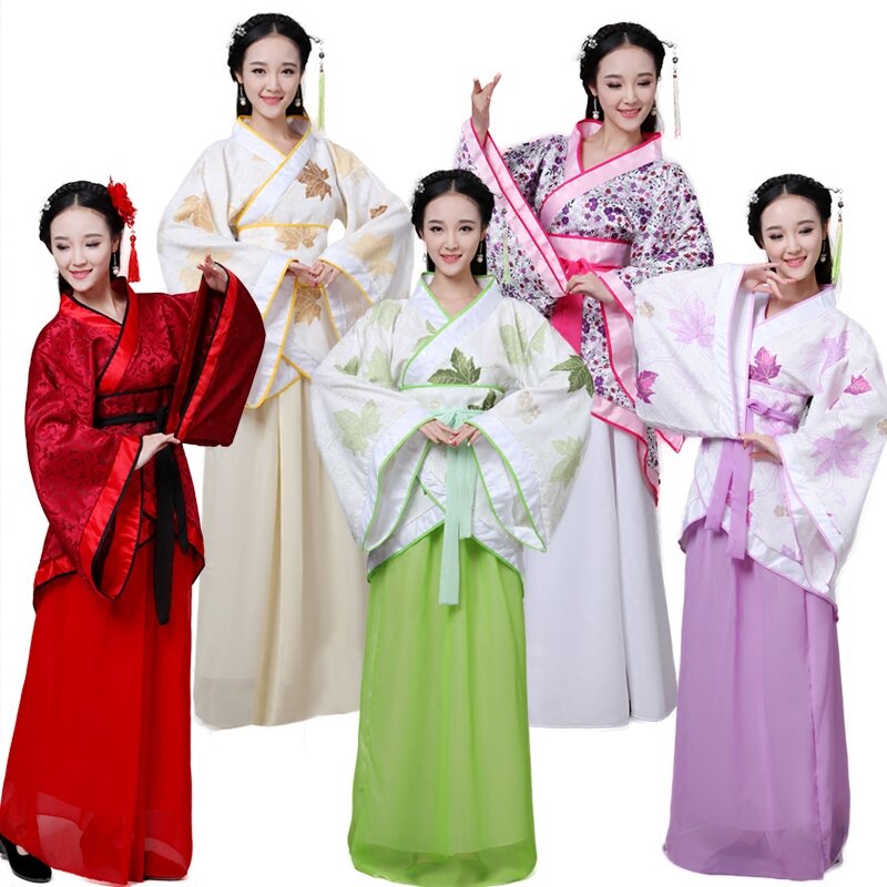 2023 الصينية الوطنية الرقص زي القديمة تأثيري سيدة الصينية المرحلة فستان أداء زي النساء Hanfu الملابس