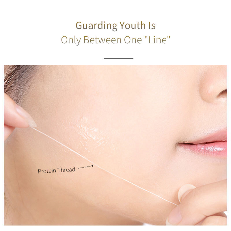 Instalift proteína linha levantamento conjunto rosto soro colágeno ativo fio de seda essência facial endurecimento hidratante cuidados com a pele conjunto